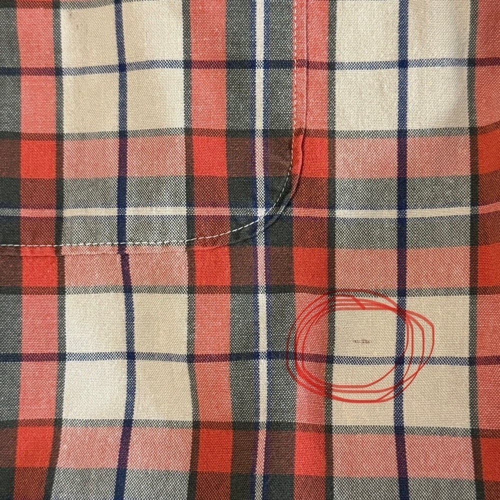 Abercrombie & Fitch Co. Men’s Plaid Button Up Long Sleeve Shirt Size Small - Picture 5 of 7